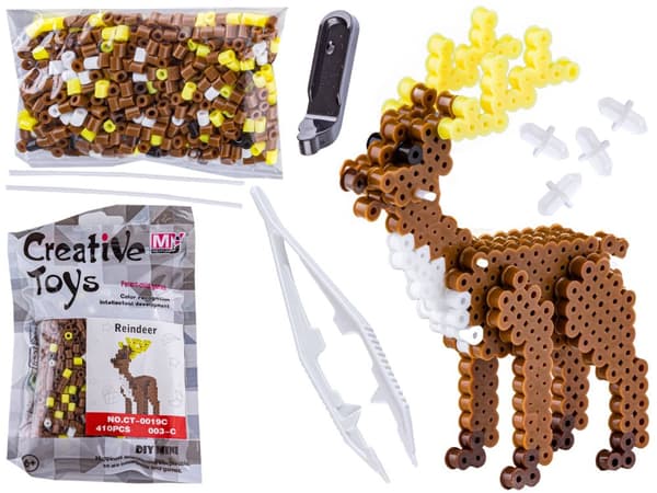 Strygeperler 3D version, DEER, DEER, Sachet, Strygemaskine