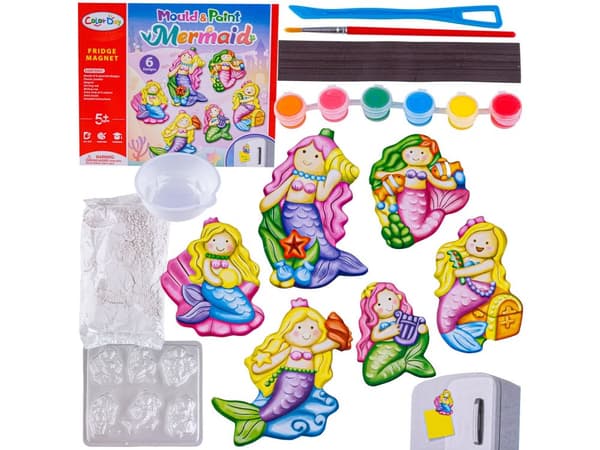 Kreativt set Skapa en magnet, gjut DIY FÄRGRIKA SJÖJJÖMJUR Gör det själv