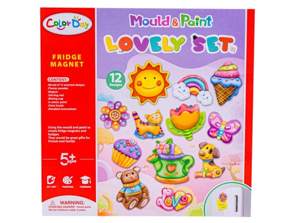 Kreativt sæt Lav en magnet, støb DIY SWEET 12-dele DIY SET