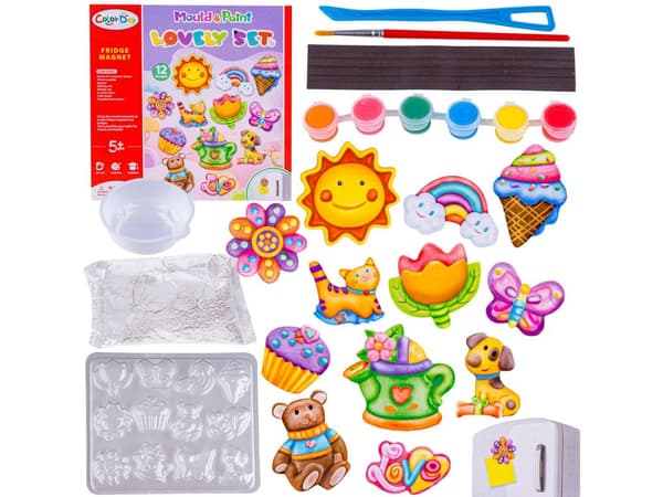 Kreativt sæt Lav en magnet, støb DIY SWEET 12-dele DIY SET
