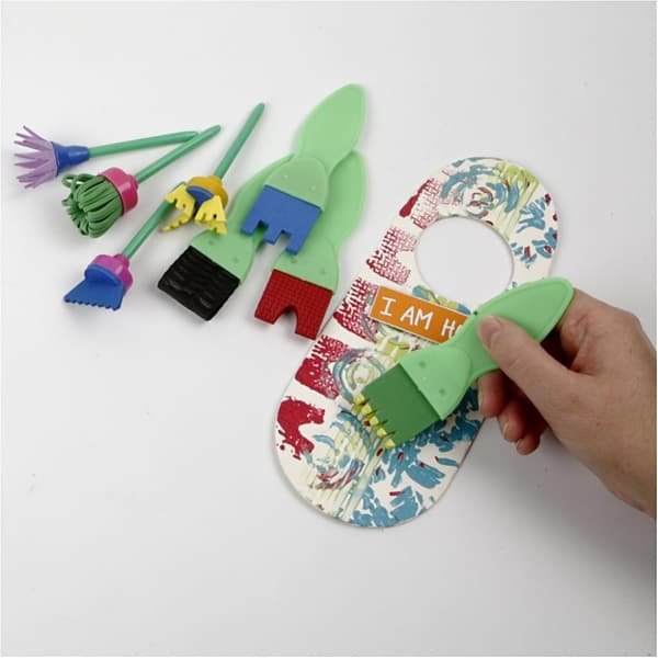 Mossgummi penslar - 24 st