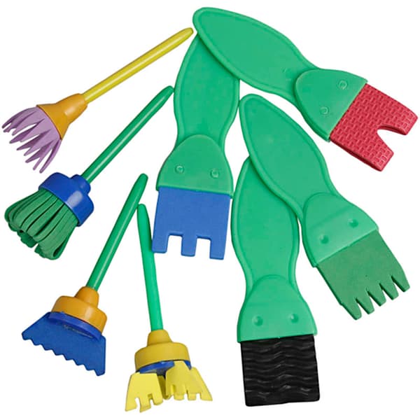 Mossgummi penslar - 24 st