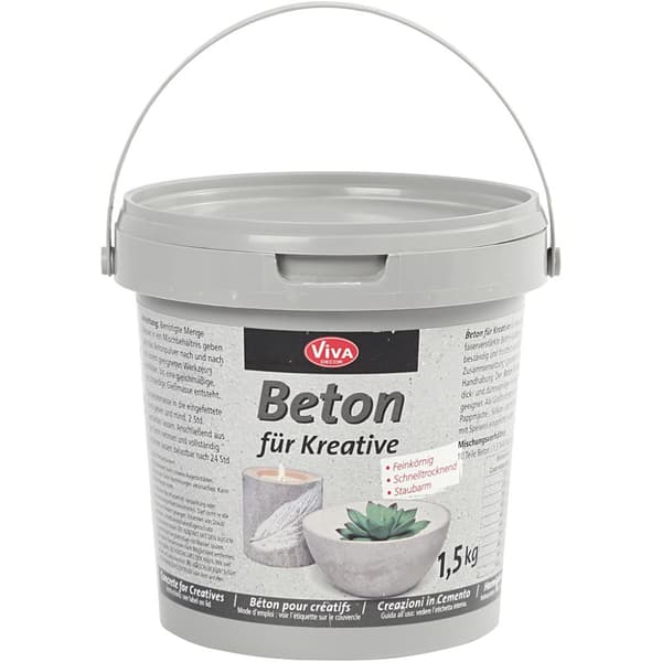 Hobbybetong, grå, 1500g/ 1 förp.