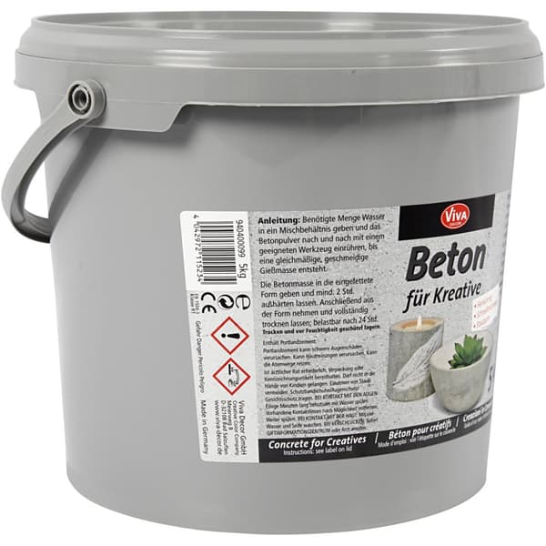 Hobbybetong, grå, 5000g/ 1 pk.