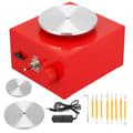 Miniatyrbillede 1 af 2: Keramikdrejeskive, elektrisk drift, DIY lerredskaber, EU STIK 220V