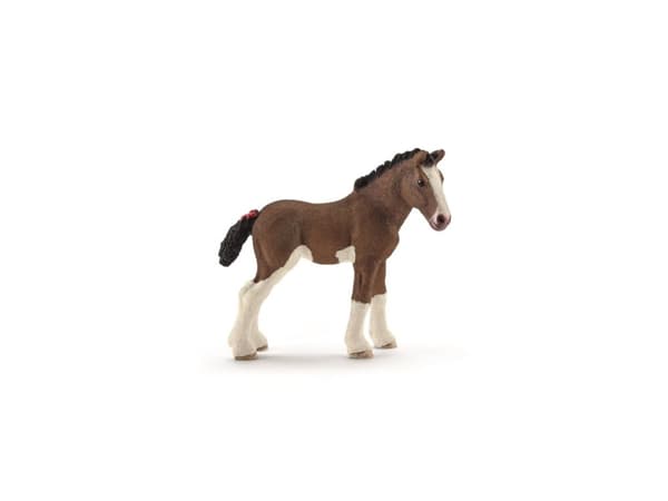 Schleich Clydesdale-häst, föl