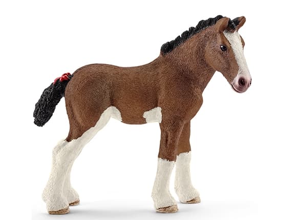 Schleich Clydesdale-häst, föl