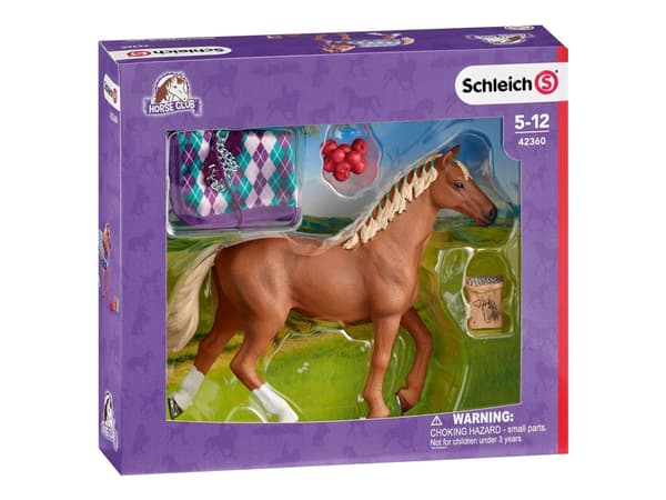 Schleich English Thoroughbred with blanket