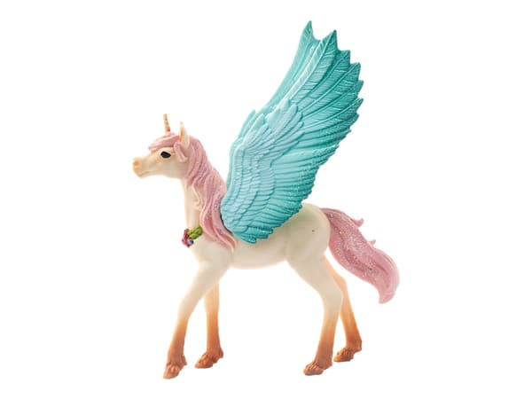 Schleich Decorated unicorn Pegasus, foal