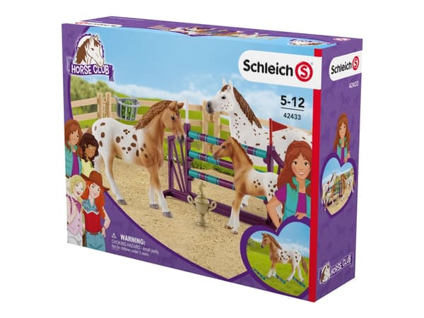 Schleich Tournament training set & Appaloosa hors