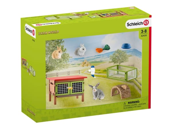 schleich Farm Life Rabbit Hutch