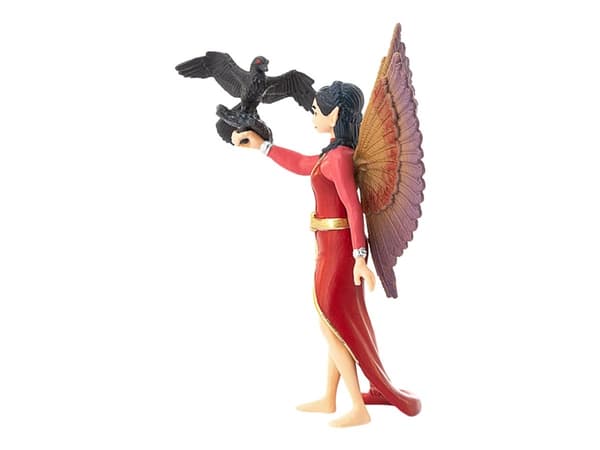 schleich bayala MOVIE Nuray with raven Munyn, 5 vuosi/vuosia, Musta, Ruskea, Punainen, 1 kpl