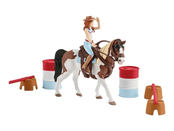 Schleich HorsCl Hannas west ridindg set