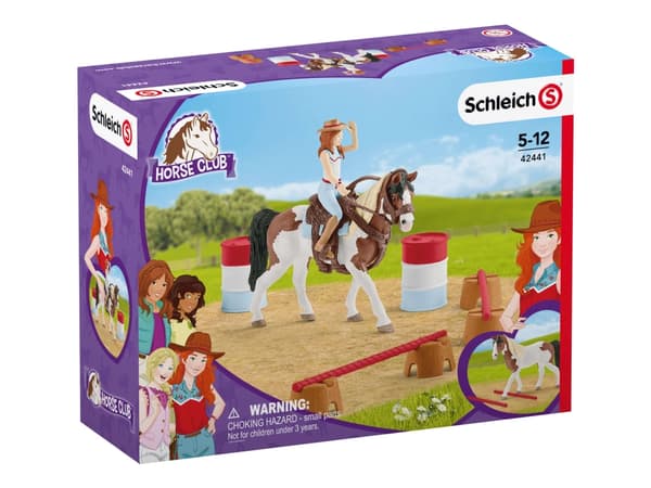 Schleich HorsCl Hannas west ridindg set