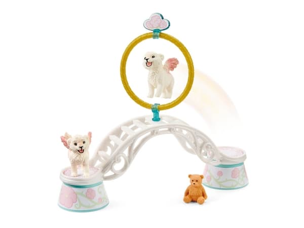 Schleich Winged Baby Lion Training