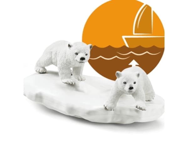 schleich WILD LIFE Polar Playground, 3 vuosi/vuosia, Harmaa, Valkoinen
