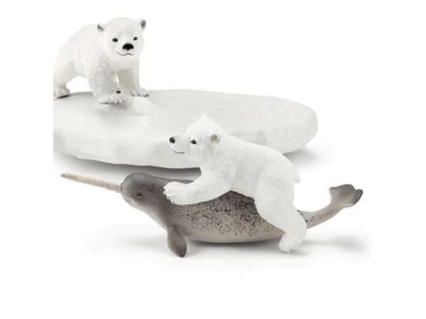 schleich WILD LIFE Polar Playground, 3 vuosi/vuosia, Harmaa, Valkoinen
