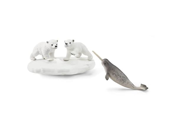 schleich WILD LIFE Polar Playground, 3 vuosi/vuosia, Harmaa, Valkoinen