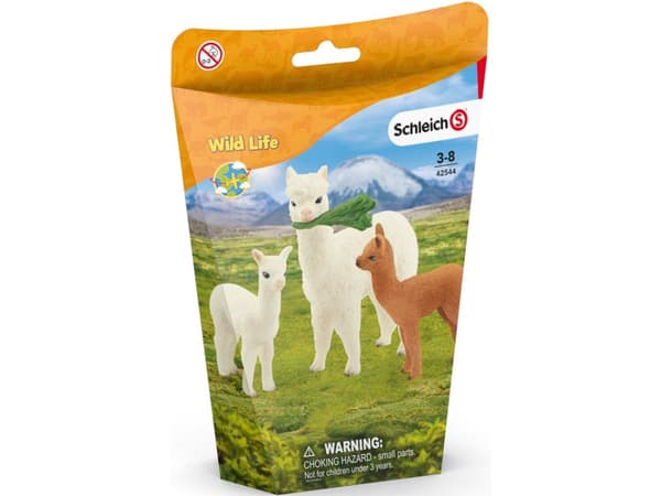 Schleich Wild Life 42544 Alpakafamilie