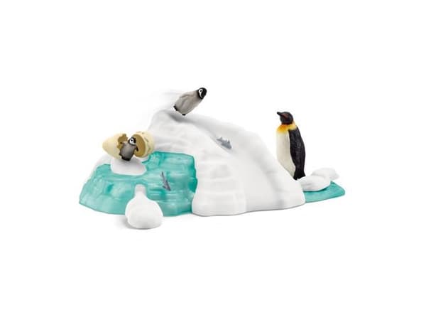 Schleich Pingviini perheelle hauskaa