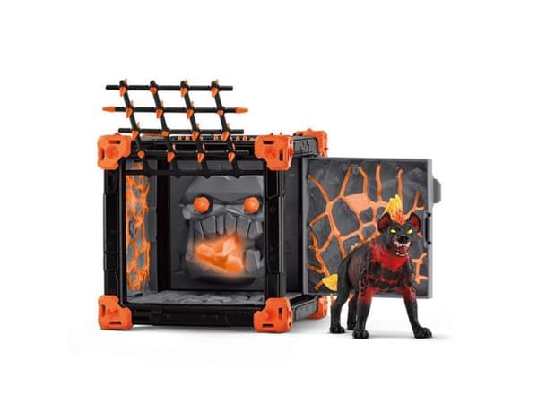 schleich BattleCave Lava Hyena, Action/Adventure, 6 yr(s), Multicolour