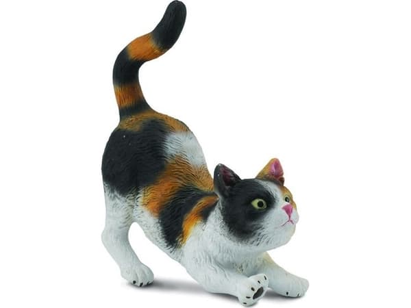 CollectA 3-Colour House Cat - Stretching S