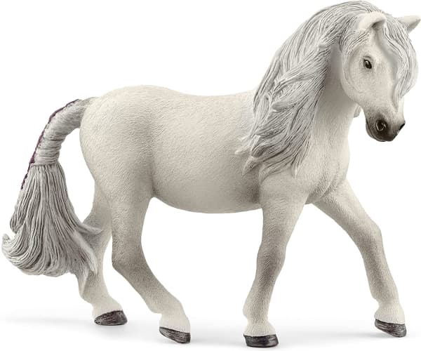 Schleich Horse Club Icelandic Pony Mare, 5 vuosi/vuosia, Valkoinen