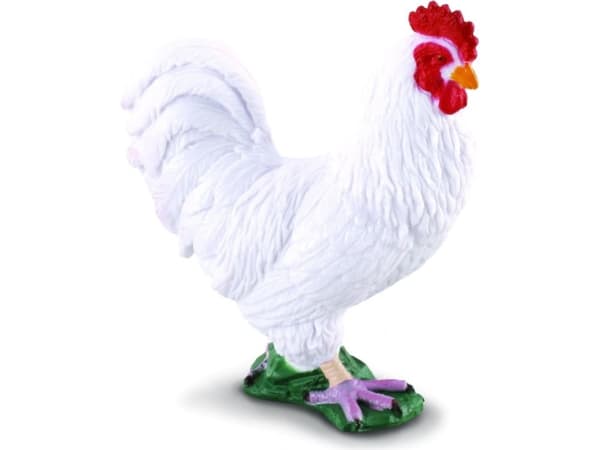 Collecta-figur Vit tupp (004-88128)