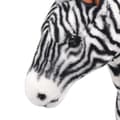 Miniatyrbild 3 av 4: Stående Leksakszebra Plysch Svart Och Vit Xxl