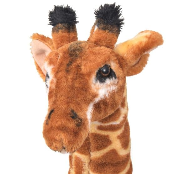 Stående Leksaksgiraff Brun Och Gul Xxl