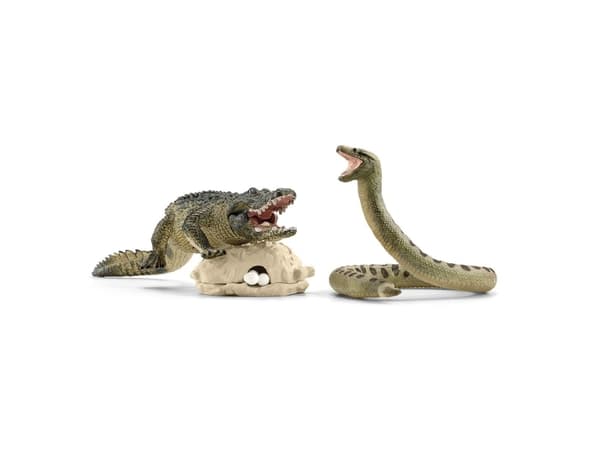 schleich Danger in the swamp, 3 vuosi/vuosia, Monivärinen