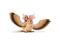 Miniatyrbilde 5 av 5: Schleich Fairy in Flight on Glam Owl V2