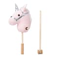 Miniatyrbillede 3 af 3: Pindehest Pink Unicorn 100 cm
