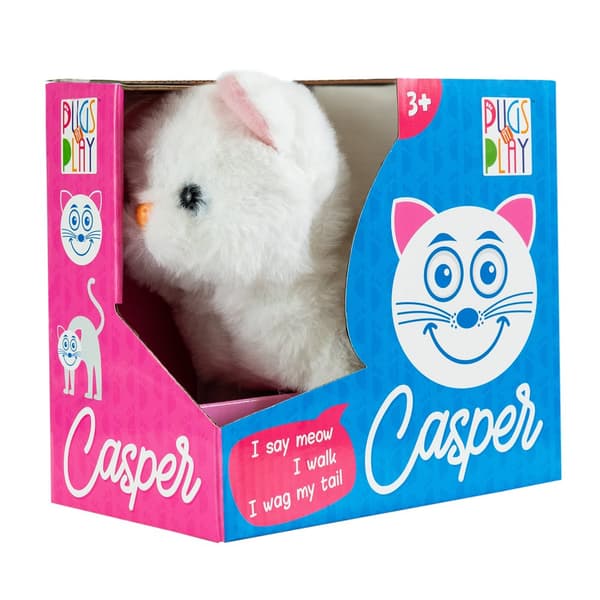 PUGS AT PLAY Interactive toy Walking cat Casper