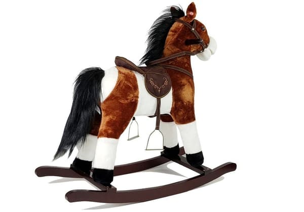 Rocking Horse Dark Brown 74 CM