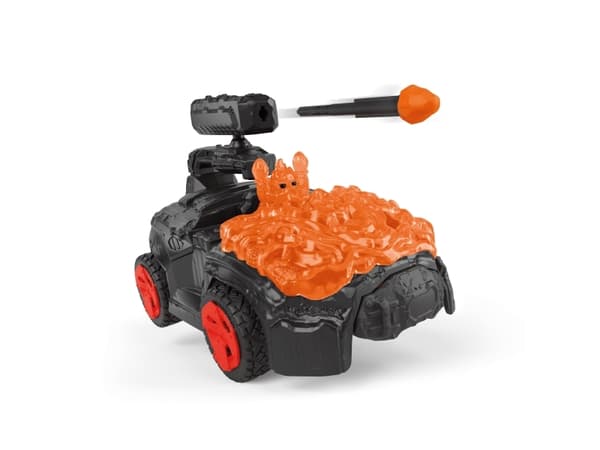 schleich ELDRADOR CREATURES Lava CrashMobile with Mini Creature, Vehicle, 7 yr(s), Black, Orange, Red