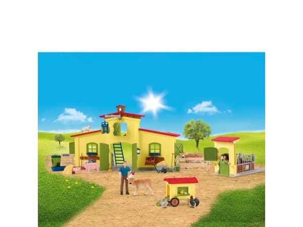schleich FARM WORLD 72224, Bondegård, 3 år, Flerfarget