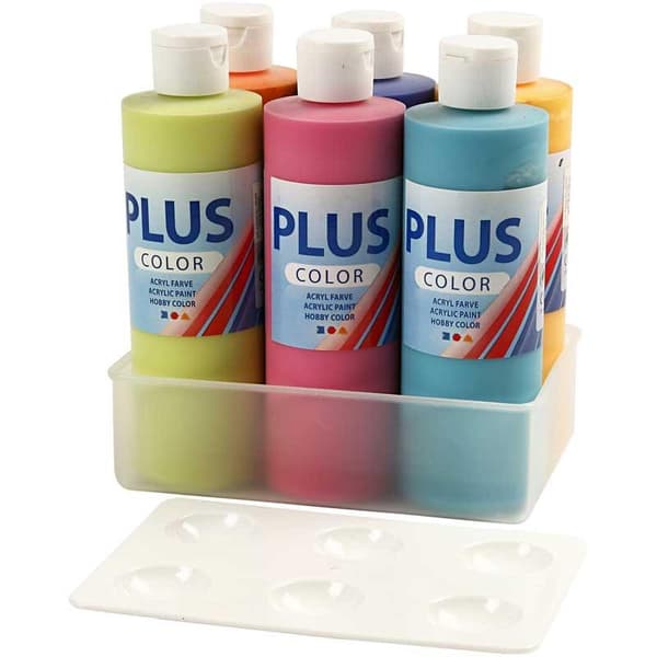 Akrylfärg BIG PLUS Color - 6 st x 250 ml