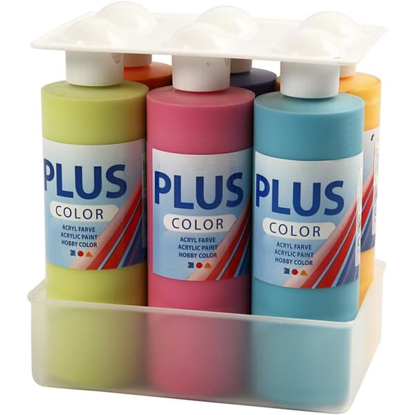 Akrylfärg BIG PLUS Color - 6 st x 250 ml