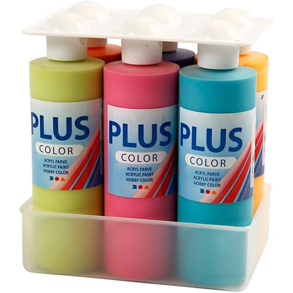 Akrylfärg BIG PLUS Color - 6 st x 250 ml