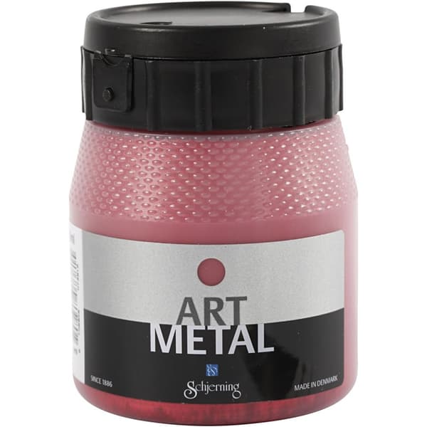 Akrylfärg Art Metal - Lavaröd - 250ml