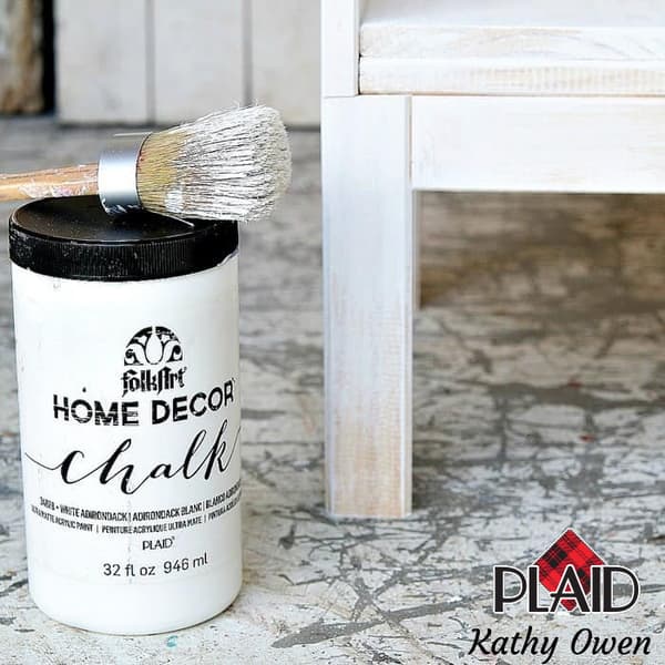 Home Decor Chalk Paint FolkArt - White Adirondack - 236ml