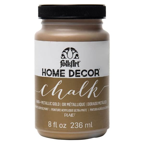 Home Decor Chalk Paint FolkArt - Metallic Gold - 236ml
