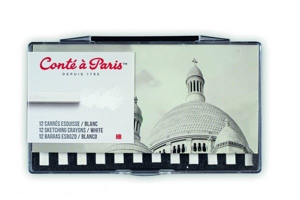 Conté à Paris Pastellkritor HB, Vit
