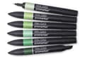 Miniatyrbild 1 av 5: Winsor Promarker 6st, Green tones