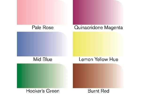 Winsor WaterColour Marker 6-pack, Floral tones set