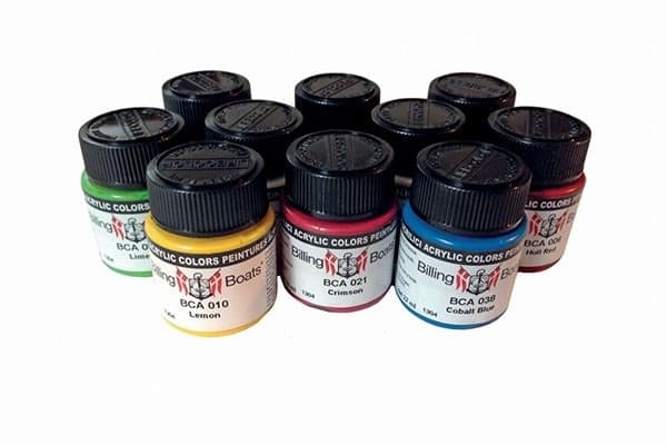 Akrylbaseret maling Matt White (Flat) 22ml