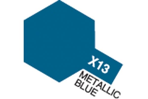 Akryl Mini X-13 Metallisk blå