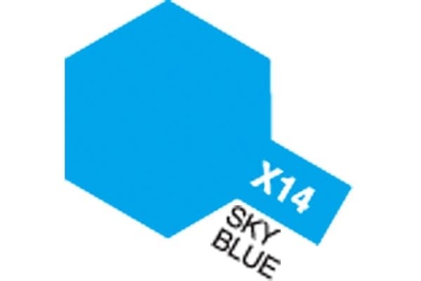 Akryl Mini X-14 Himmelblå