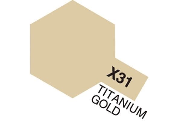 Akryyli Mini X-31 Titanium. Kulta